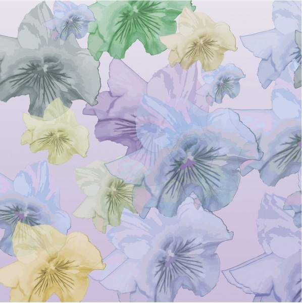 pansy flower background