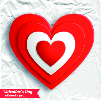Paper Heart Stock Illustration - Download Image Now - Heart Shape, Paper,  Valentine's Day - Holiday - iStock
