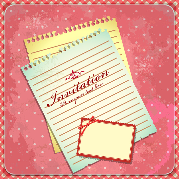paper invitation card