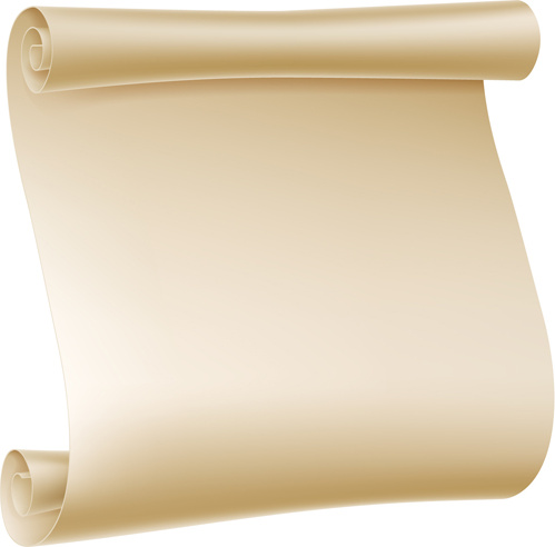 paper scrolls vector 