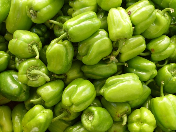 paprika green vegetables