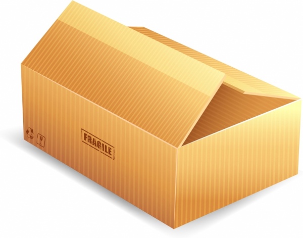 Parcel packaging box