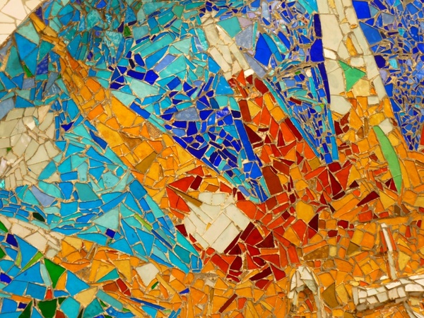 park guell mosaic gaudã­