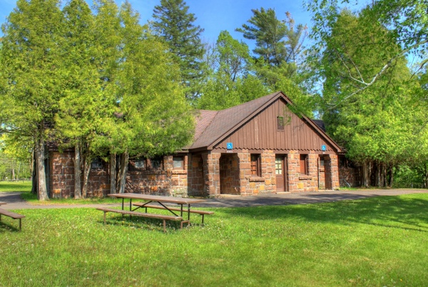 park office at pattison state park wisconsin 