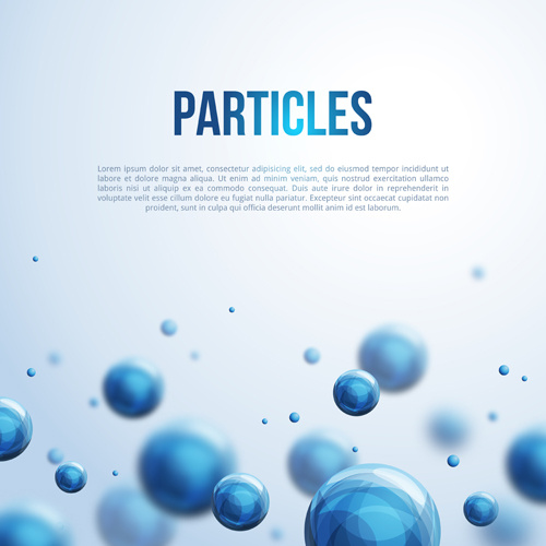 particle tech background design vector 