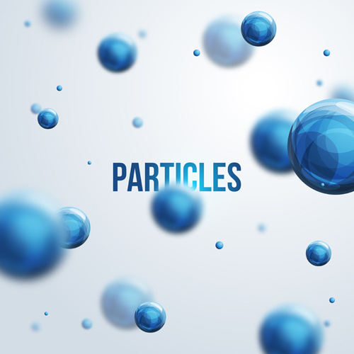 particle tech background design vector 