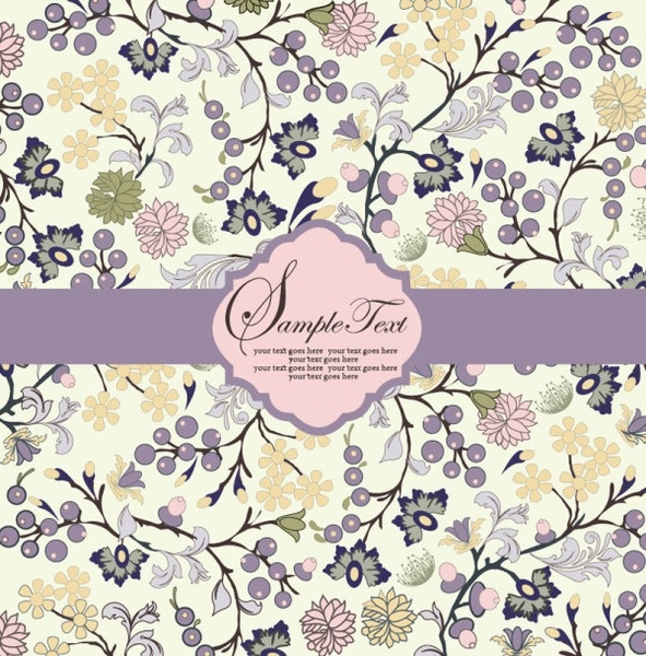 pattern background card 03 vector