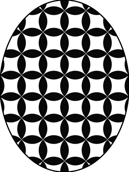 pattern circles bw