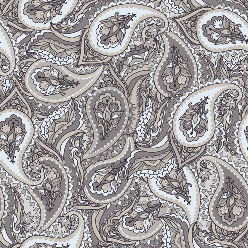 Swirl pattern paisley black and white free vector download (29,470 Free ...