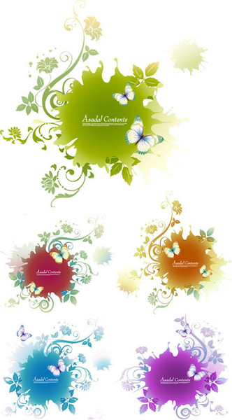 patterns of plant border trend vector