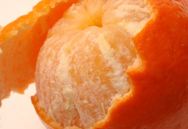 peel the skin of the orange highdefinition picture