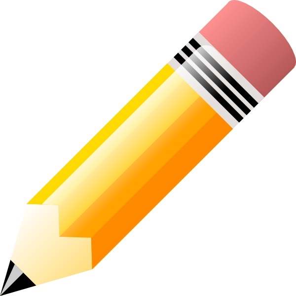 Pencil clip art 