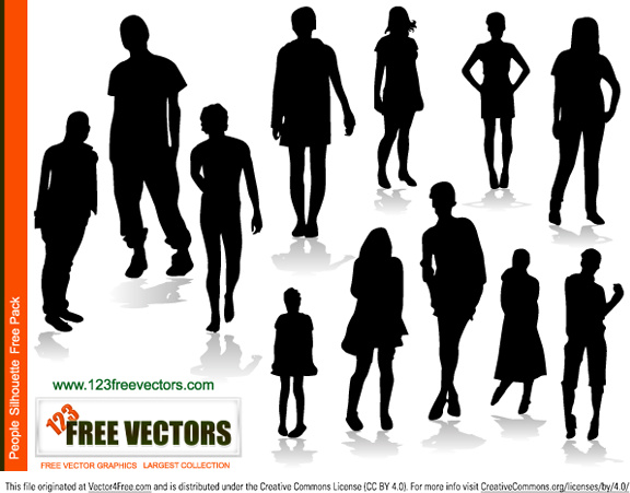 Download Vector Silhouettes for free download about (2,076) Vector ...