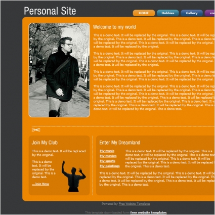Personal Site Template