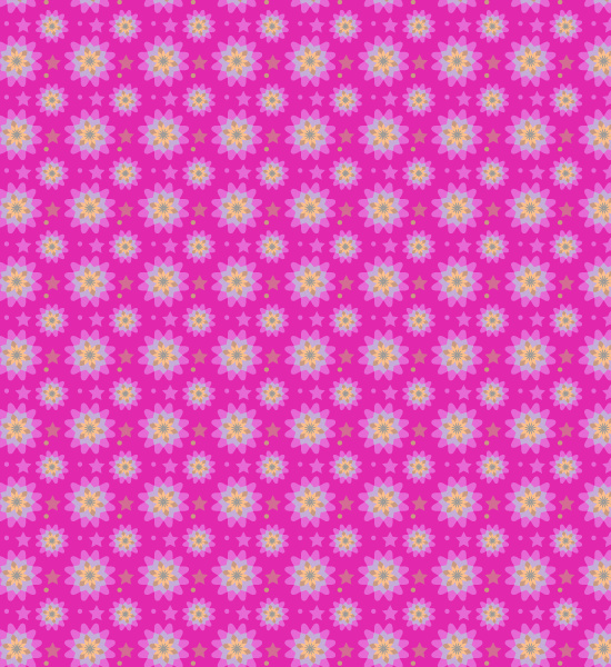 petal seamless vector pattern 