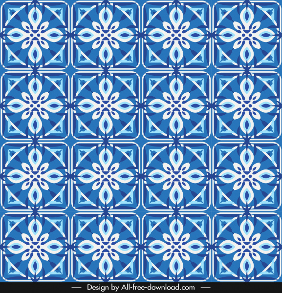 petals pattern template flat repeating symmetrical decor
