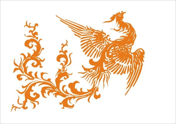 phoenix design elements vector