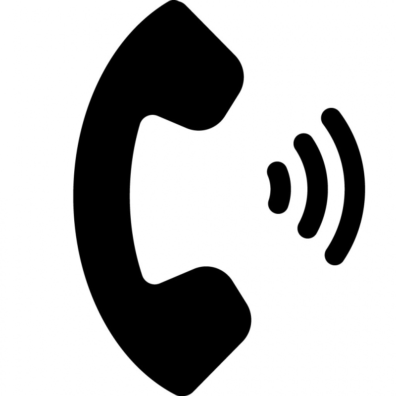 Phone volume silhouette assistant operator sign icon
