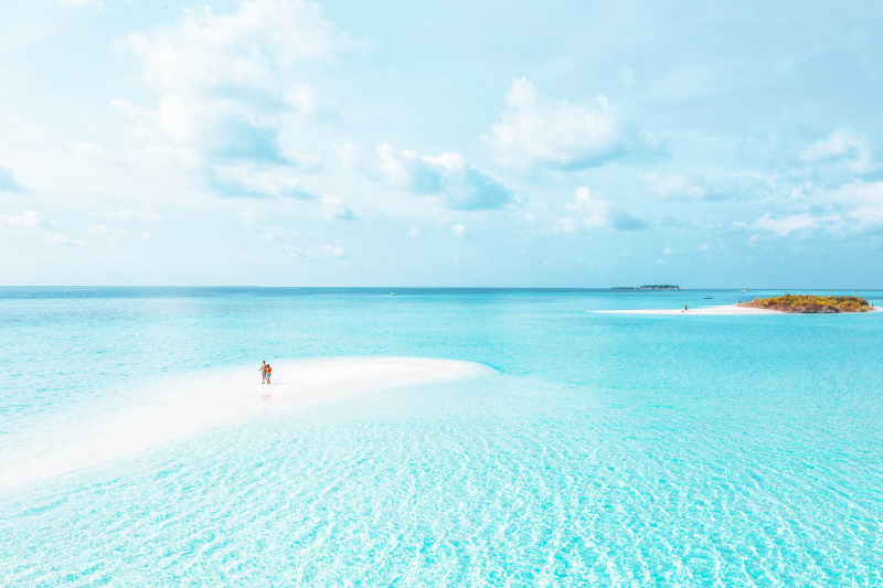 photo maldives sea scene picture bright elegant calm water 