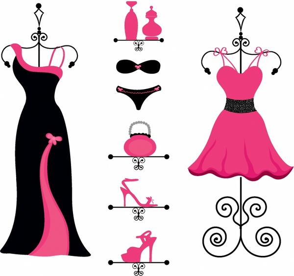 Pink and Black Fashion 