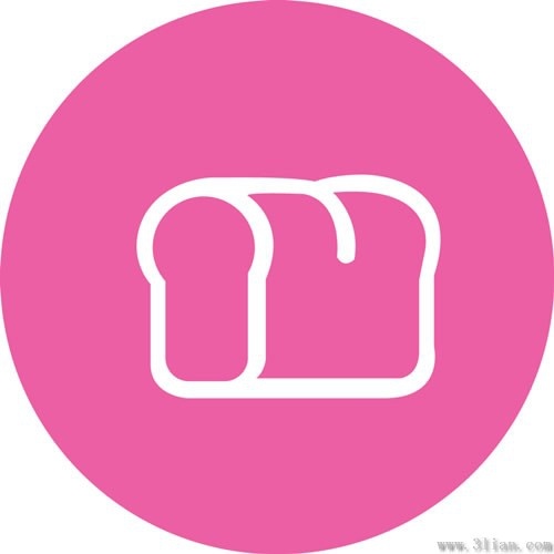 pink background vector icons