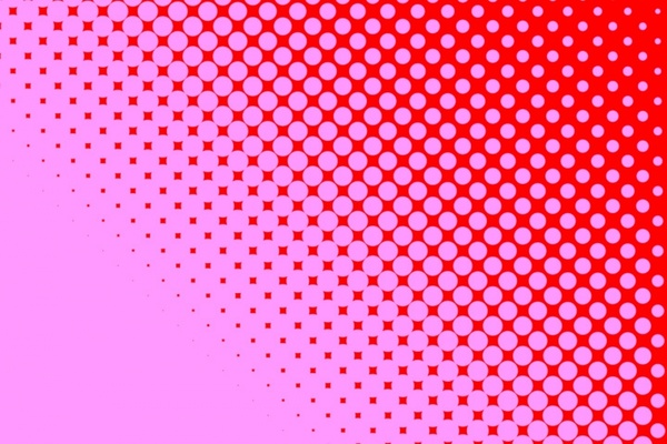 pink dots red