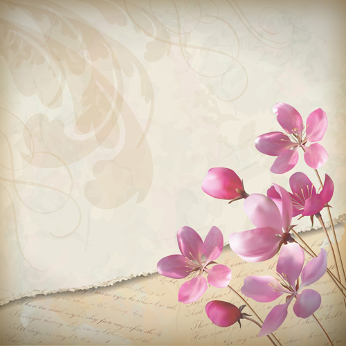 Free Vector  Blooming flowers spring sale in paper style