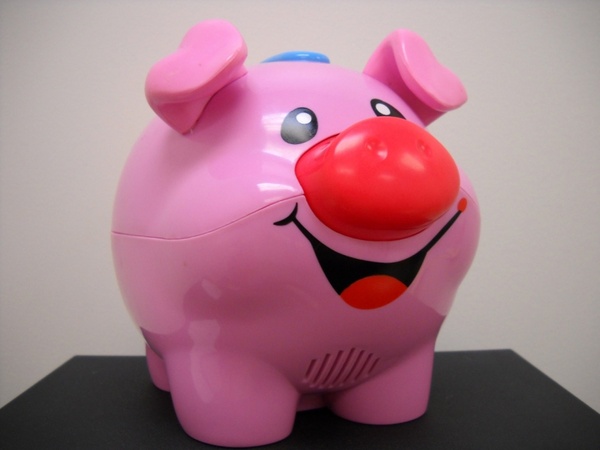 pink pig toy
