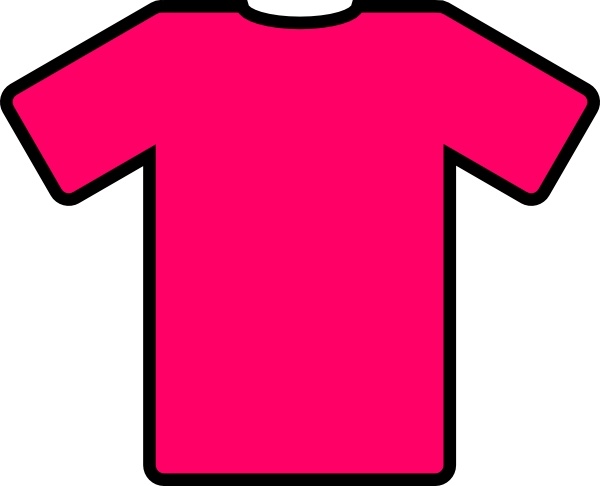 Pink T Shirt Clip Art Free Vector In Open Office Drawing Svg Svg Vector Illustration Graphic Art Design Format Format For Free Download 24 10kb