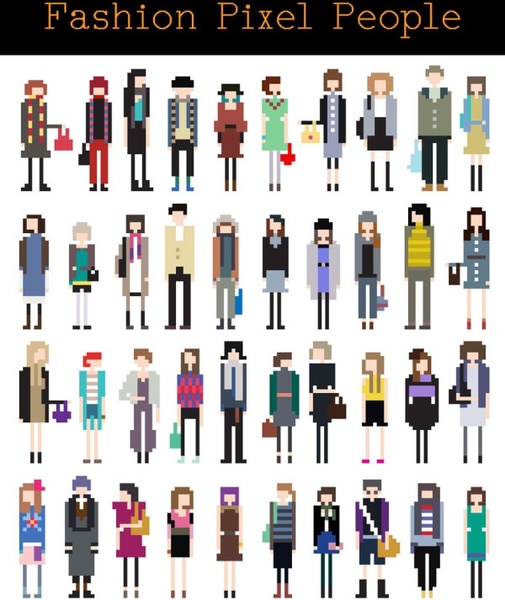 12 lego star wars characters pixel style free vector download (24,180 ...