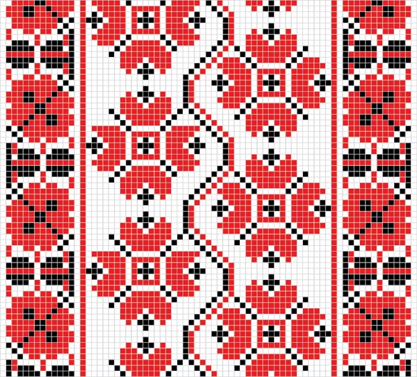 fabric pattern templates colorful retro traditional decor