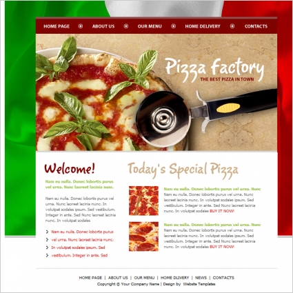 Pizza Factory Template