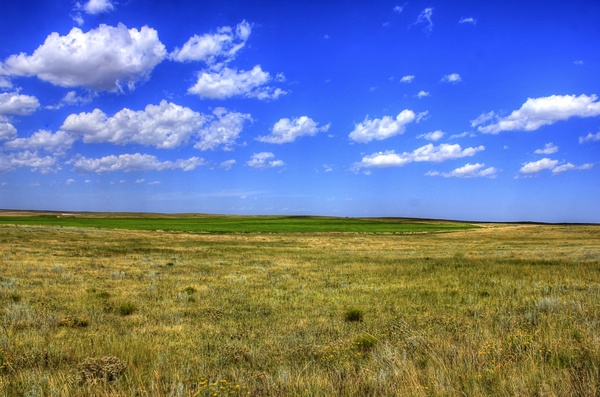 plains under the sky at panorama point nebraska