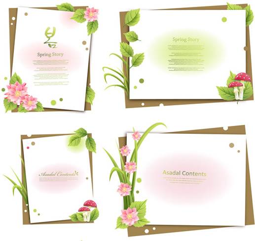 plant flowers text vector