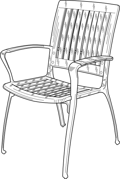Plastic Chair clip art