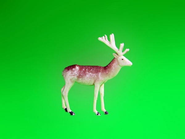 plastic reindeer