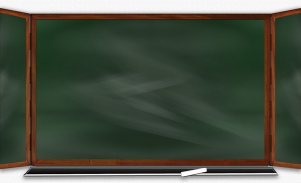 plate school blackboard