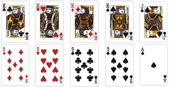 Playing cards vector