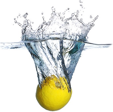 plunged into the water lemon picture