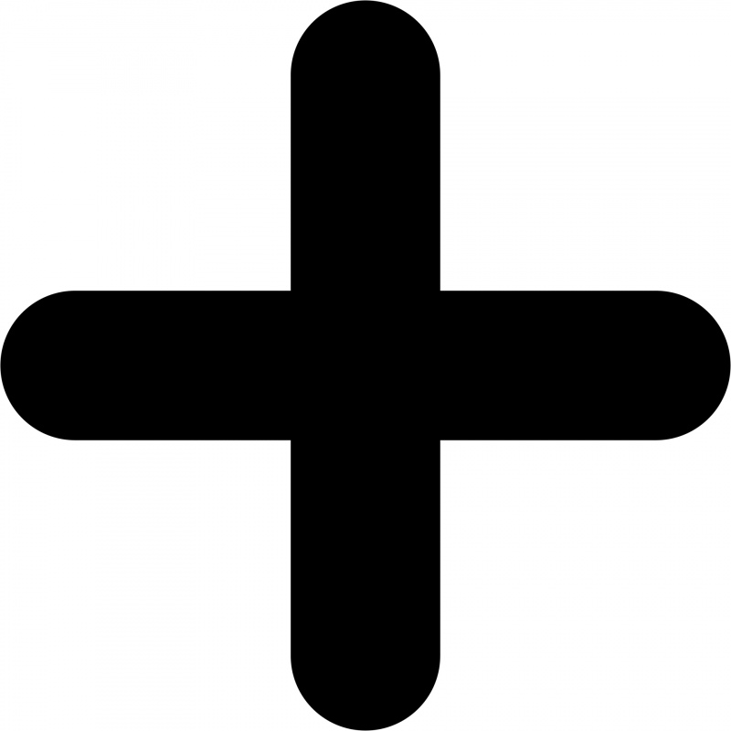 plus mark sign icon flat silhouette symmetric outline