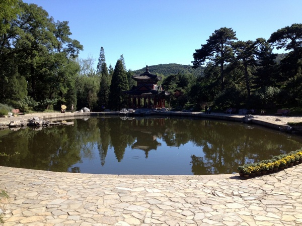 pool in park in beijing china