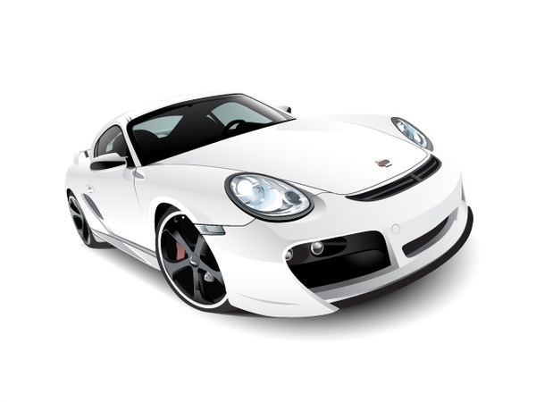 sports car realistic style