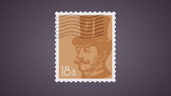 Postage Stamp PSD 