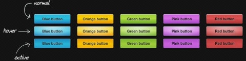 practical colored buttonpsd layered