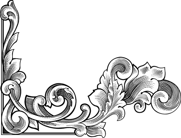 Vector illustration of decorative corner frame set. Set Hand Draw of Corners  Different Shapes Flower Decoration Vector Design Doodle Sketch Style For  Wedding And Banner 23354210 Vector Art at Vecteezy