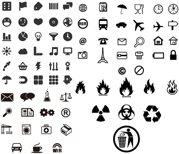 practical small icon vector identification