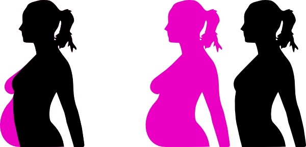 Pregnancy Silhouet clip art