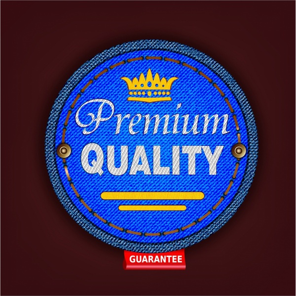 Premium quality fabric badge