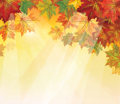 pretty autumn backgrounds art vector 