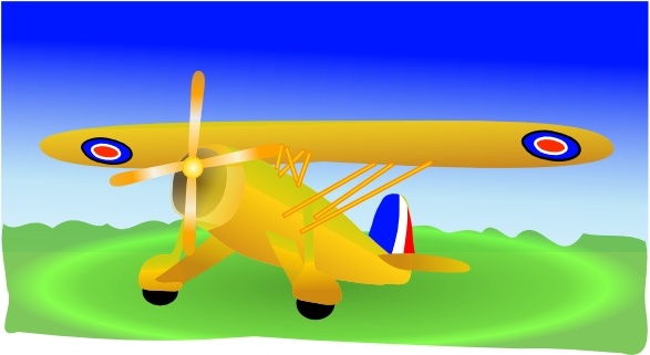 Propeller Plane clip art